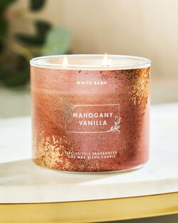 Nến 3 Bấc Mahogany Vanilla 3-Wick Candle image number null