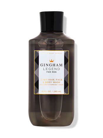Gingham Legend 3-in-1 Hair, Face & Body Wash Sữa tắm 3 trong 1 (cho tóc, mặt & cơ thể)