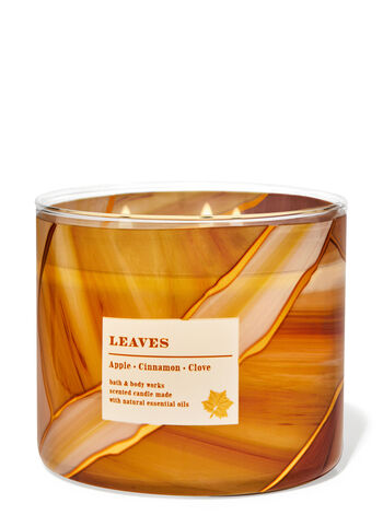 Leaves 3-Wick Candle Nến 3 tim Leaves 3-Wick Candle