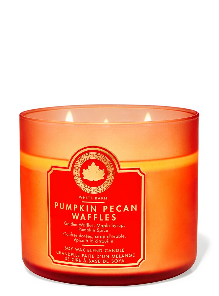 Pumpkin Pecan Waffles 3-Wick Candle Nến 3 Bấc