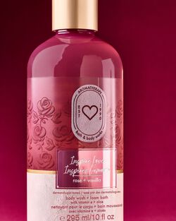 Sữa Tắm & Bọt Tắm Inspire Love: Rose + Vanilla Body Wash & Foam Bath image number null