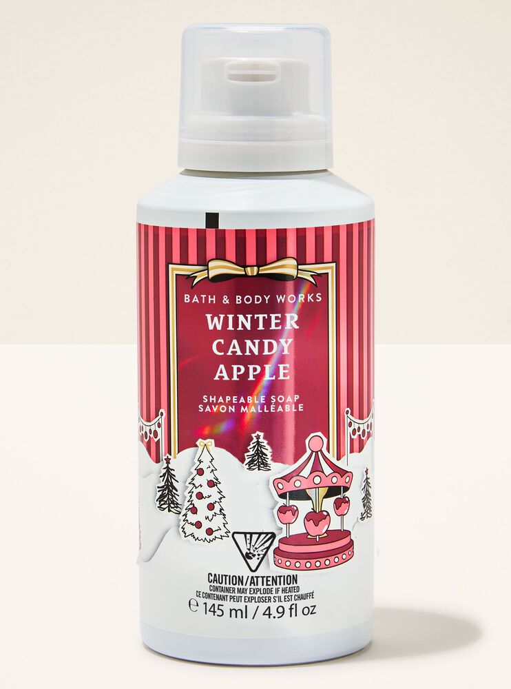 Bọt Tắm Tạo H&igrave;nh Winter Candy Apple Shapeable Soap Shapeable Soap