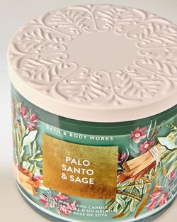 Nến 3 Bấc Palo Santo & Sage 3-Wick Candle image number null