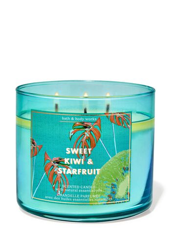 Nến 3 Bấc Sweet Kiwi & Star Fruit 3-Wick Candle Nến 3 Bấc