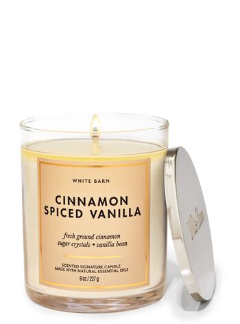 Nến 1 tim Cinnamon Spiced Vanilla Single Wick Candle Nến 1 Bấc