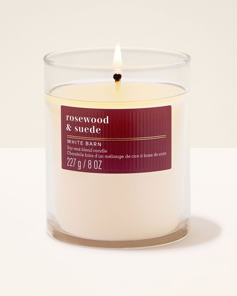 Nến 1 Bấc Rosewood & Suede Single Wick Candle Single Wick Candle