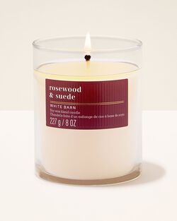 Nến 1 Bấc Rosewood & Suede Single Wick Candle image number null