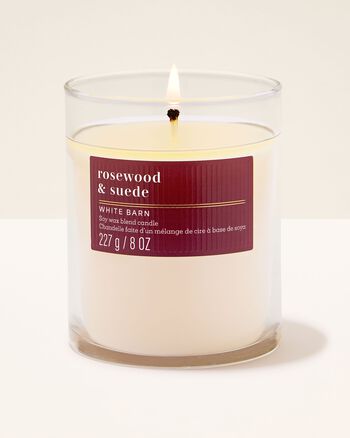 Nến 1 Bấc Rosewood & Suede Single Wick Candle Single Wick Candle