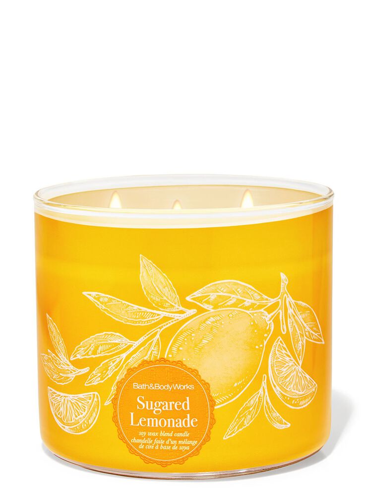 Nến 3 Bấc Sugared Lemonade 3-Wick Candle Nến 3 Bấc