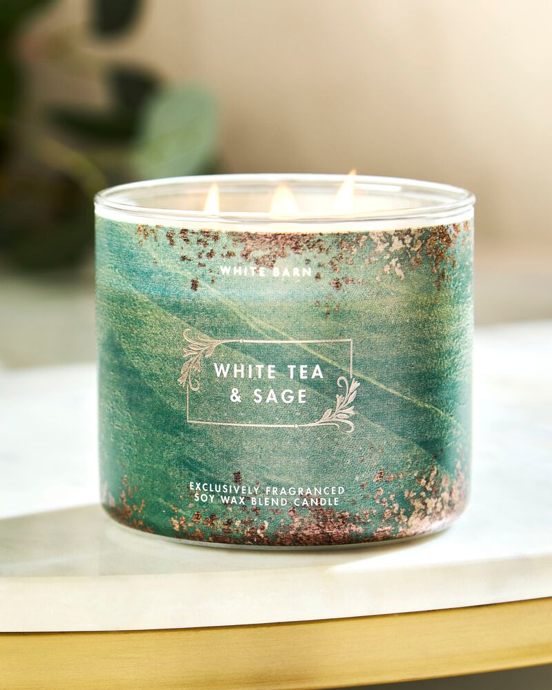 Nến 3 Bấc White Tea & Sage 3-Wick Candle 3-Wick Candle