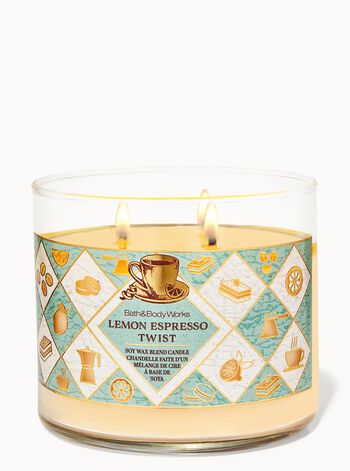 Lemon Espresso Twist 3-Wick Candle Nến 3 tim