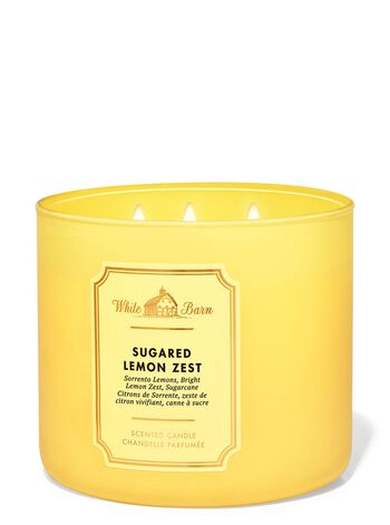 Sugared Lemon Zest 3-Wick Candle Nến 3 tim Sugared Lemon Zest 3-Wick Candle