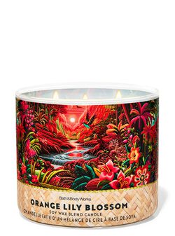 Nến 3 Bấc Orange Lily Blossom 3-Wick Candle