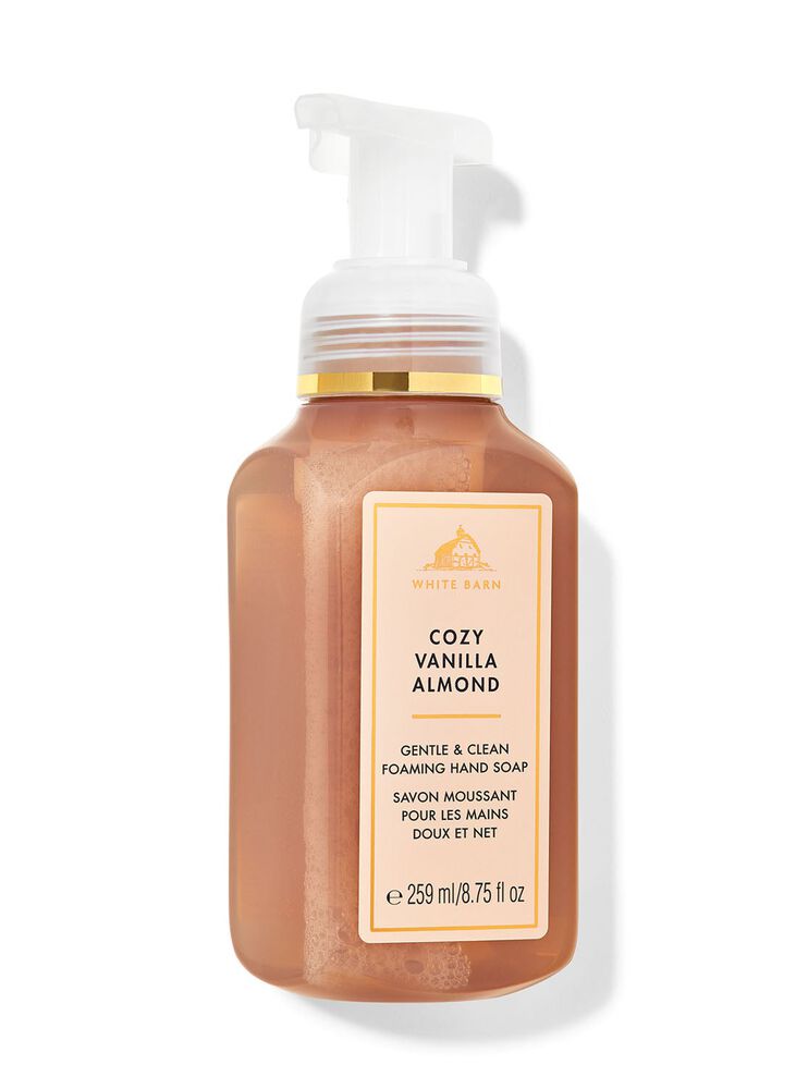 Nước Rửa Tay Tạo Bọt L&agrave;m Sạch & Dịu Nhẹ Cozy Vanilla Almond Gentle & Clean Foaming Hand Soap Nước Rửa Tay Tạo Bọt