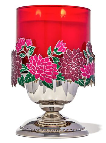 Dahlia 3-Wick Candle Holder Gi&aacute; Đỡ Nến 3 Bấc
