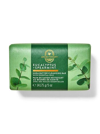 X&agrave; Ph&ograve;ng Cục Bơ Hạt Mỡ Eucalyptus Spearmint Shea Butter Cleansing Bar X&agrave; Ph&ograve;ng Cục