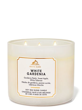 Nến 3 Bấc White Gardenia 3-Wick Candle Nến 3 Bấc
