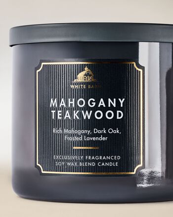 Nến 3 Bấc Mahogany Teakwood 3-Wick Candle 3-Wick Candle