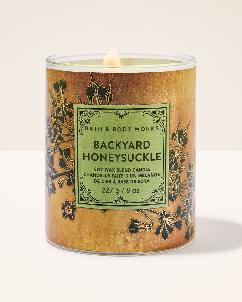 Nến 1 Bấc Backyard Honeysuckle Single Wick Candle Single Wick Candle