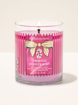 Nến 1 Bấc Twisted Peppermint Single Wick Candle