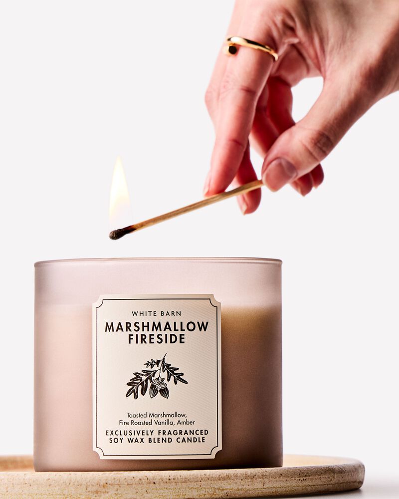 Nến 3 Bấc Marshmallow Fireside 3-Wick Candle 3-Wick Candle