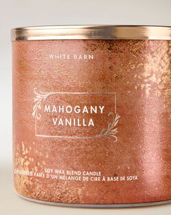 Nến 3 Bấc Mahogany Vanilla 3-Wick Candle image number null