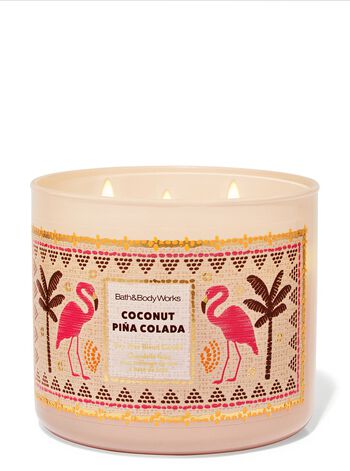 Coconut Pina Colada 3-Wick Candle Nến 3 tim