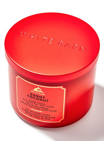 Nến 3 Bấc Sunny Coconut 3-Wick Candle Nến 3 Bấc