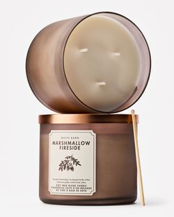 Nến 3 Bấc Marshmallow Fireside 3-Wick Candle image number null