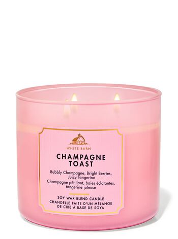 Champagne Toast 3-Wick Candle Nến 3 tim