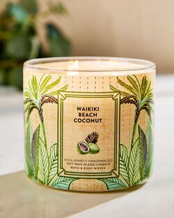 Nến 3 Bấc Waikiki Beach Coconut 3-Wick Candle image number null