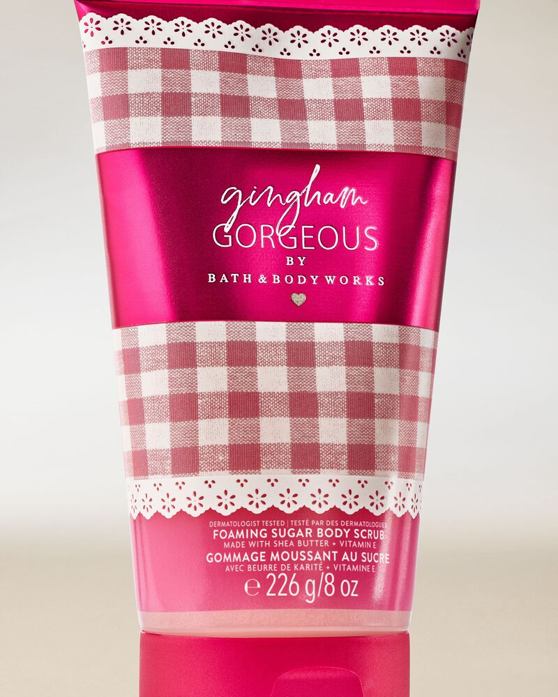 Tẩy Tế B&agrave;o Chết To&agrave;n Th&acirc;n Gingham Gorgeous Foaming Sugar Body Scrub Foaming Sugar Body Scrub