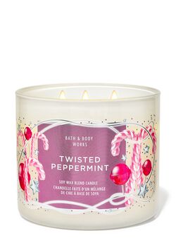 Nến 3 Bấc Twisted Peppermint 3-Wick Candle