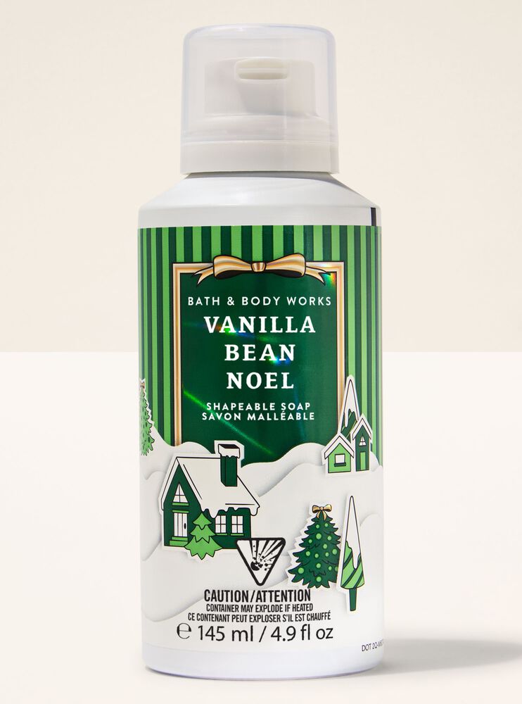 Bọt Tắm Tạo H&igrave;nh Vanilla Bean Noel Shapeable Soap Shapeable Soap