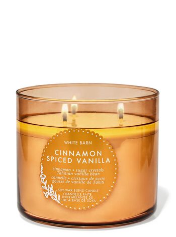 Nến 3 tim Cinnamon Spiced Vanilla 3-Wick Candle Nến 3 Bấc