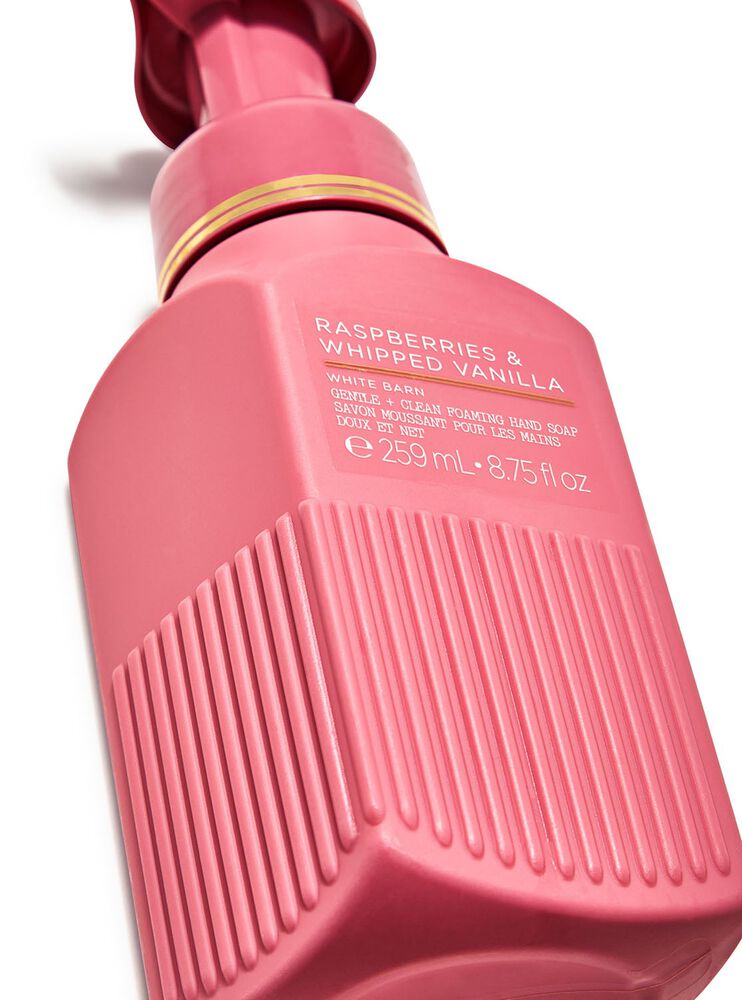 Xà phòng rửa tay tạo bọt nhẹ dịu & sạch Raspberries & Whipped Vanilla Gentle & Clean Foaming Hand Soap Nước Rửa Tay Tạo Bọt