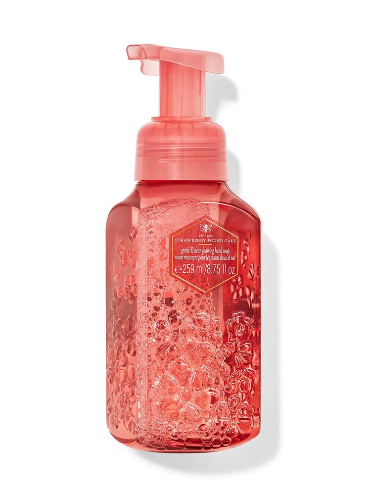 Nước Rửa Tay Tạo Bọt L&agrave;m Sạch & Dịu Nhẹ Strawberry Pound Cake Gentle & Clean Foaming Hand Soap Nước Rửa Tay Tạo Bọt