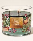 Nến 3 Bấc Palo Santo & Sage 3-Wick Candle image number null