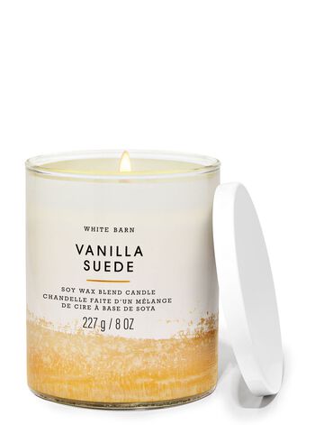 Nến 1 Bấc Vanilla Suede Single Wick Candle Nến 1 Bấc