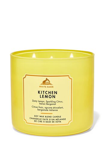 Nến 3 Bấc Kitchen Lemon 3-Wick Candle Nến 3 Bấc