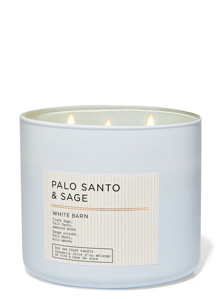 Nến 3 Bấc Palo Santo & Sage 3-Wick Candle Nến 3 Bấc