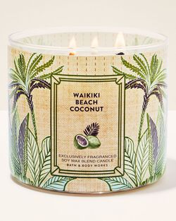 Nến 3 Bấc Waikiki Beach Coconut 3-Wick Candle image number null