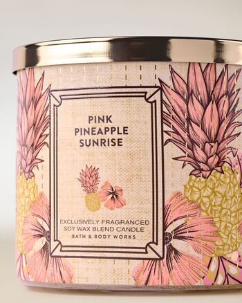 Nến 3 Bấc Pink Pineapple Sunrise 3-Wick Candle 3-Wick Candle