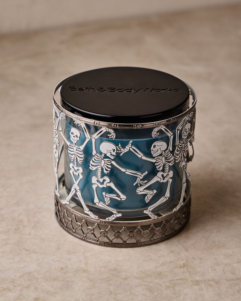 Đế Nến 3 Bấc Glow-in-the-Dark Dancing Skeleton 3-Wick Candle Holder 3-Wick Candle Holder