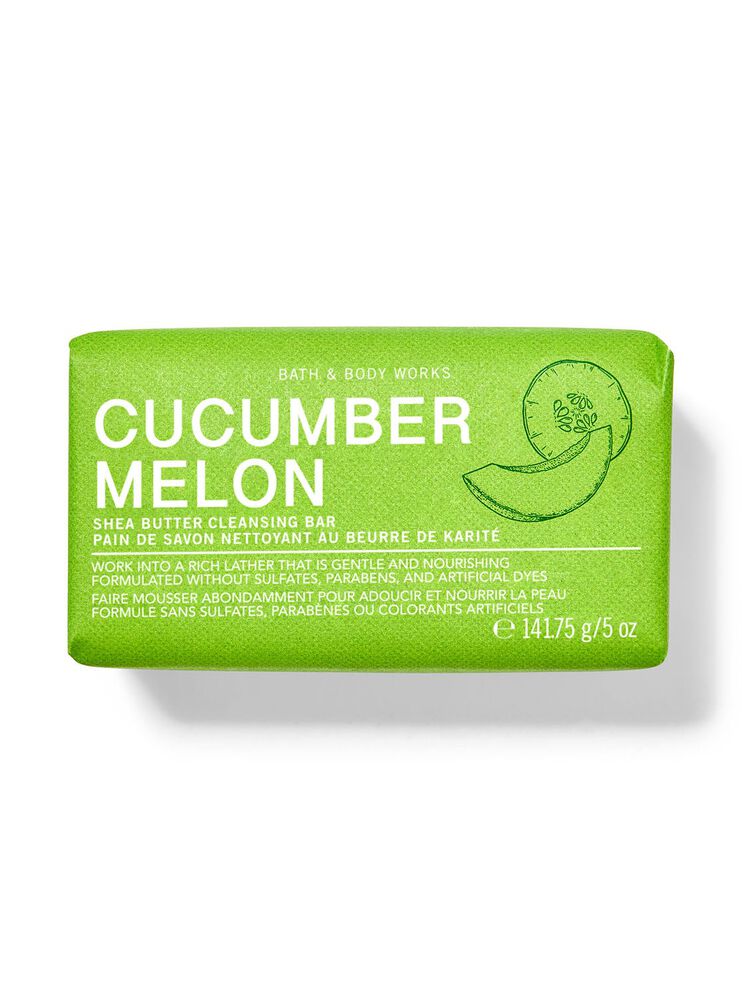 Xà phòng shea butter Cucumber Melon Shea Butter Cleansing Bar Xà Phòng Cục