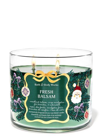Fresh Balsam 3-Wick Candle Nến 3 Bấc