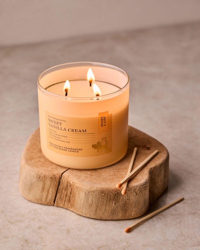 Nến 3 Bấc Sweet Vanilla Cream 3-Wick Candle 3-Wick Candle