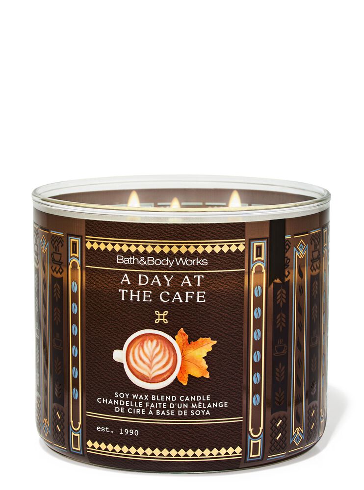 Nến 3 Bấc A Day At The Cafe 3-Wick Candle Nến 3 Bấc