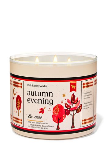 Nến 3 Bấc Autumn Evening 3-Wick Candle Nến 3 Bấc