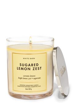 Nến 1 Bấc Sugared Lemon Zest Single Wick Candle image number null